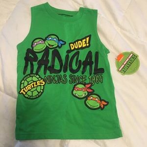NWT 4T Ninja Turtles Tank